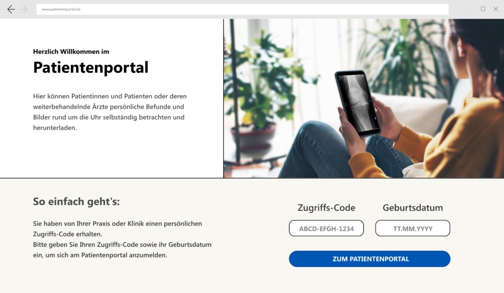 screenshot-neues-patientenportal-fuer-medidok-praxen-zur-bilddaten-und-befundweitergabe-blog-dmea-2024